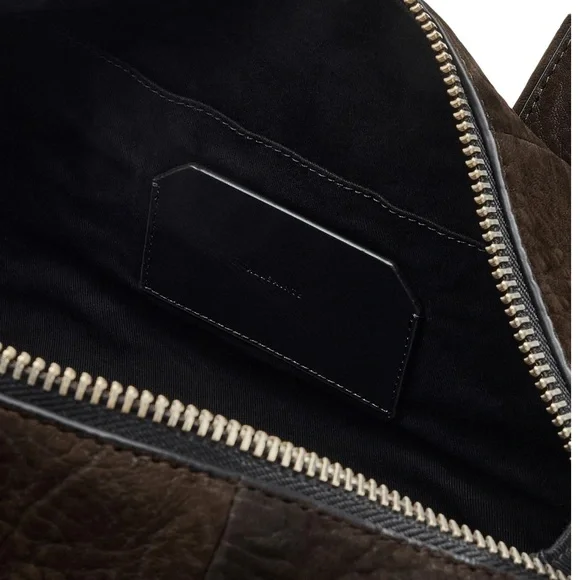 NWT AllSaints Ares Grain Shoulder Bag - Picture 3 of 5